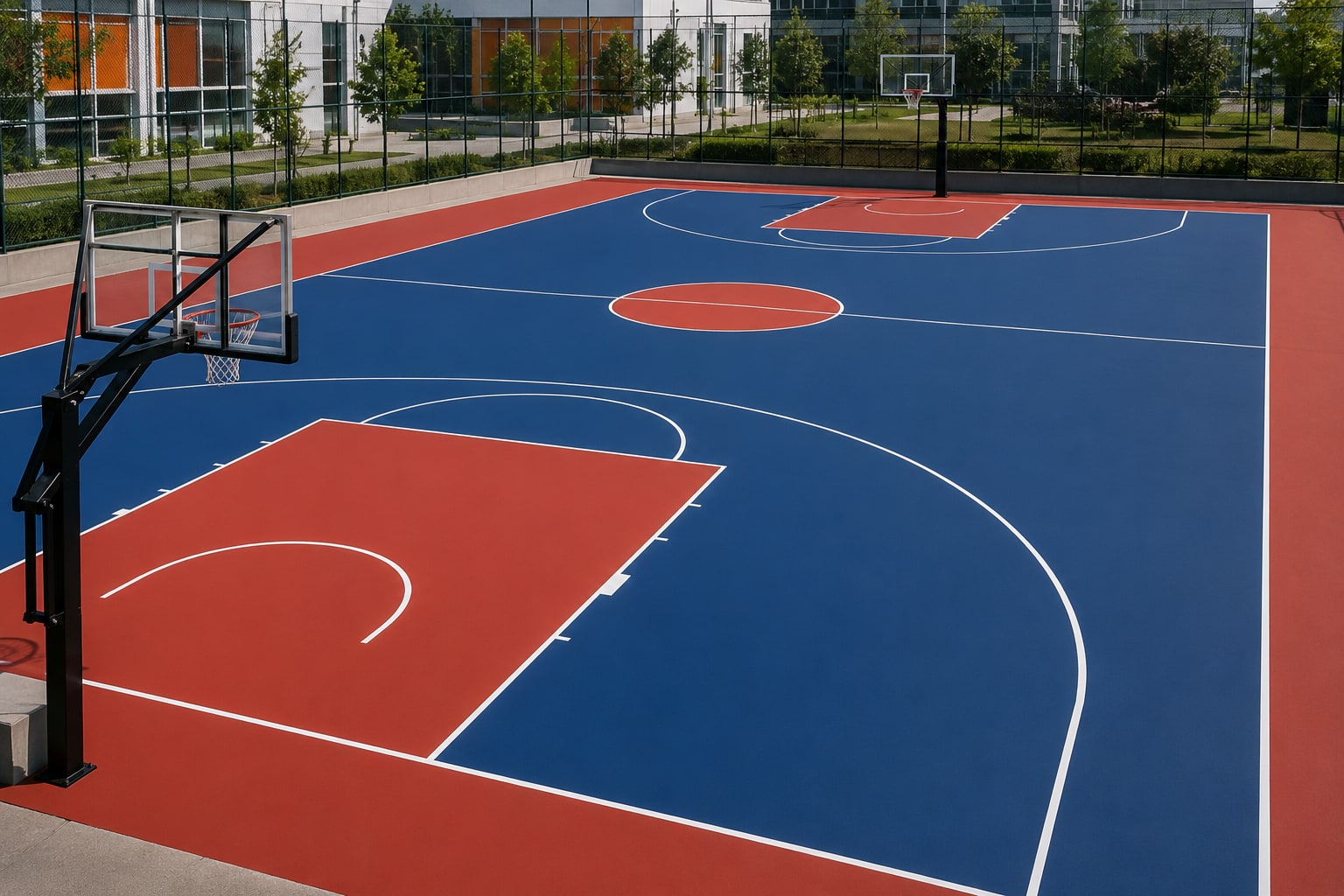 Basketbol Akrilik Saha Kaplaması 4